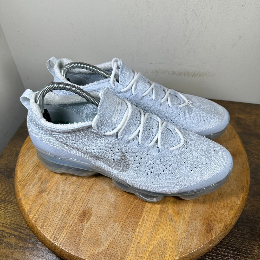 Nike Air VaporMax 2023 Flyknit Mens Pure Platinum White DV1678-002 Size 9.5